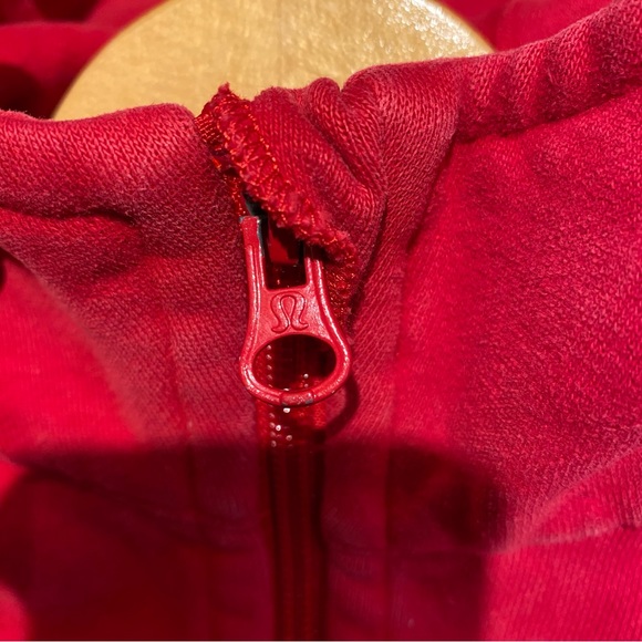 Lululemon Athletica Zip up Scuba Hoodie in Red size 4 - Picture 4 of 4